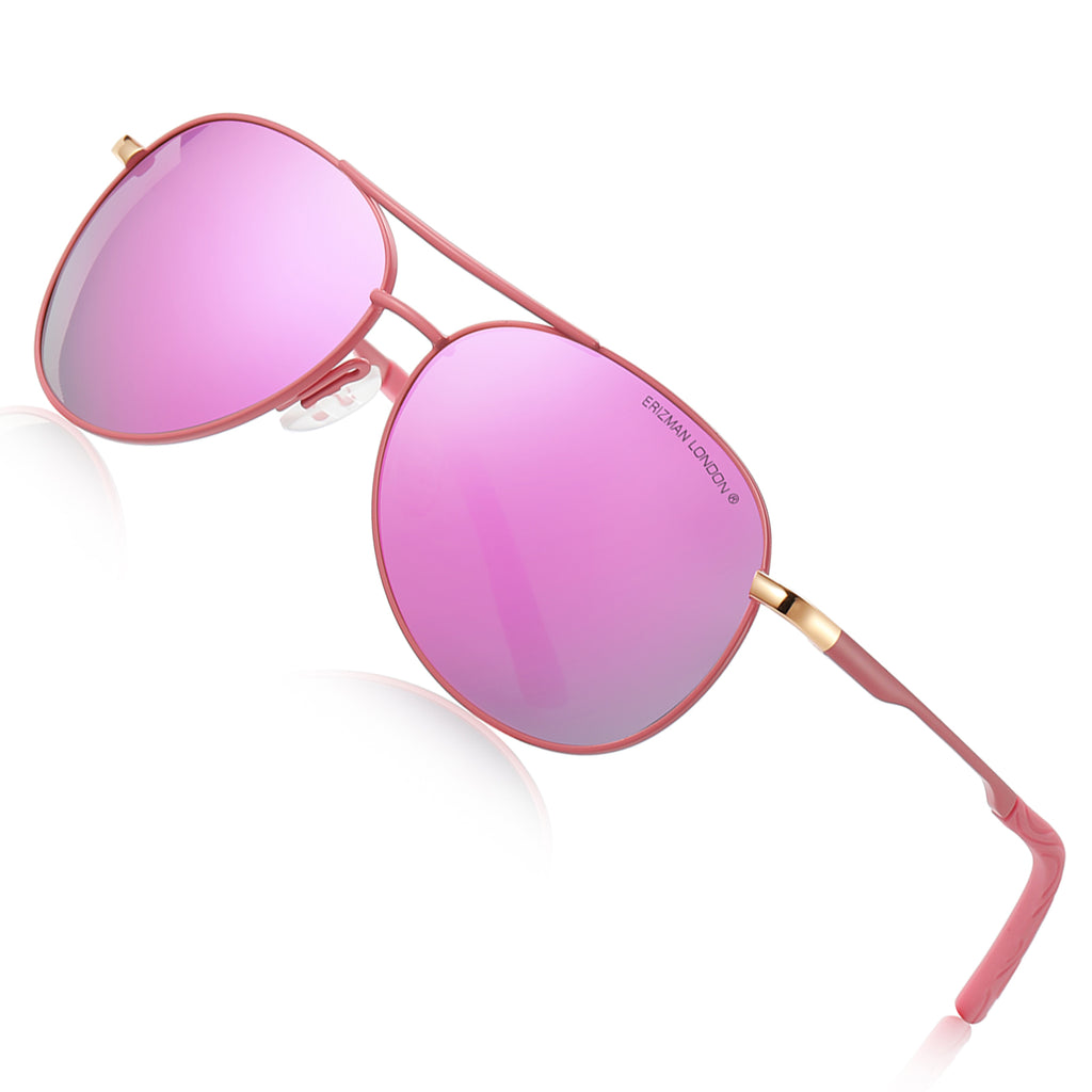 EL77R-C2 Genuine UV400 HD Polarized Men Women Unisex Pilot Sunglass