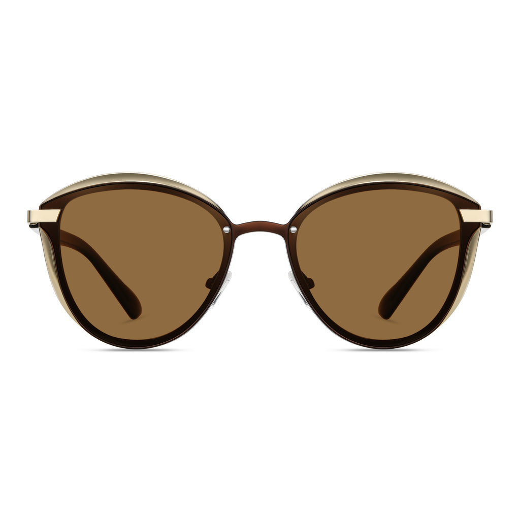 EL73N-C1 Genuine UV400 HD Polarized Women Cat's Eye Sunglass